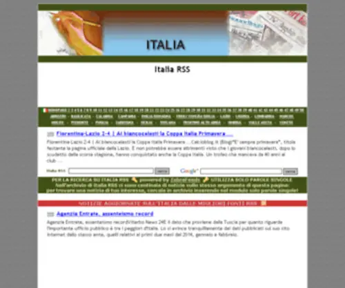 Italiarss.com(Italia RSS) Screenshot