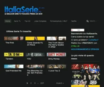 Italiaserie.tv(Tutte le Serie Tv in streaming su Italiaserie) Screenshot