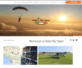 Italiaskysport.it(PARACADUTISMO ITALIA) Screenshot