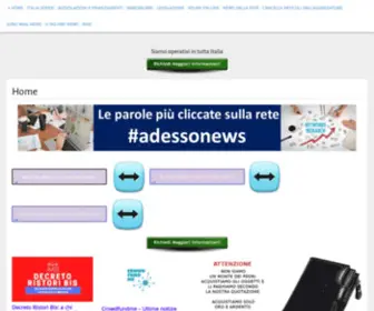 Italiavisure.it(#Adessonews Finanziamenti Agevolazioni Norme e Tributi) Screenshot