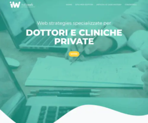 Italiawebsrl.com(Italia web agenzia specializzata in marketing per Medici e Cliniche private) Screenshot