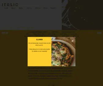 Italicaustin.com(Rustic Italian Restaurant & Bar) Screenshot