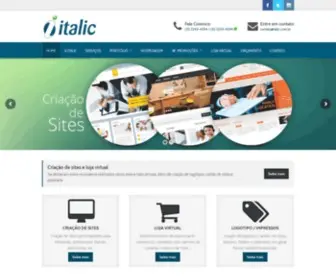Italic.com.br(Agência Digital (criação de sites)) Screenshot