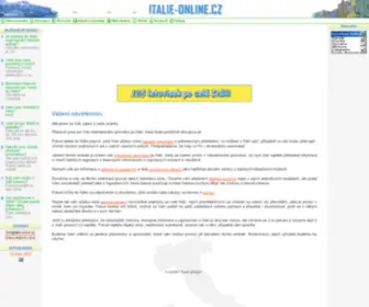 Italie-Online.cz(Itálie online) Screenshot