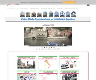 Italie1.com(Tourisme en Italie) Screenshot