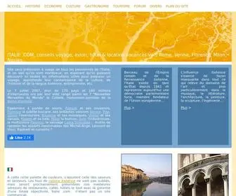 Italie.com(Guide voyage sur l'Italie) Screenshot