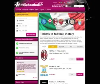 Italiefootball.fr(Ticmate) Screenshot