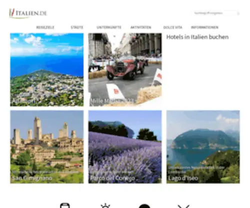 Italien-Adrialin.de(Urlaub, Hotels und Sehenswürdigkeiten) Screenshot