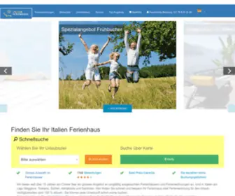 Italien-Ferienhaus.net(Ferienhaus Italien) Screenshot