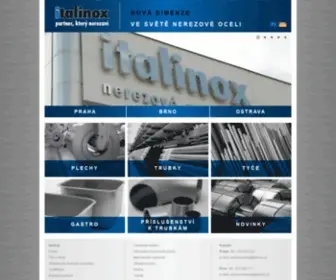 Italinox.cz(Italinox) Screenshot