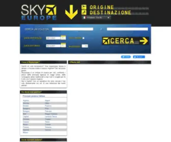 Italiweb.it(Cerca Voli Economici su Skyeurope) Screenshot