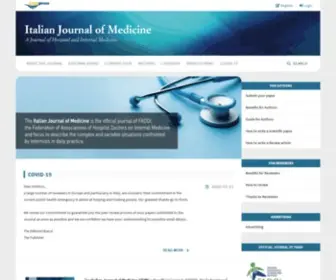 ItaljMed.org(Italian Journal of Medicine) Screenshot