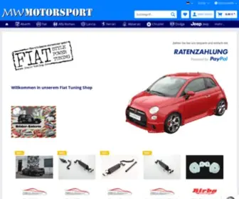 Italo-Tuning.de(Fiat Tuning Shop 500 Grande Punto Abarth Bravo Stilo Panda Alfa Italo) Screenshot