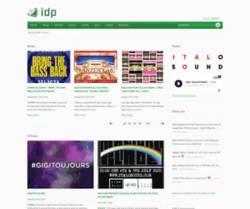 Italodanceportal.com(IDP) Screenshot