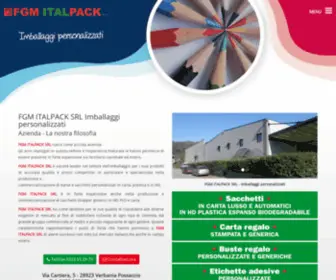 Italpacksrl.com(FGM Italpack srl) Screenshot