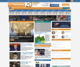 Italpress.com(Homepage Agenzia di stampa Italpress) Screenshot