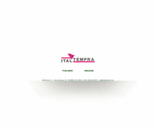 Italtempra.com(Italtempra S.r.l) Screenshot