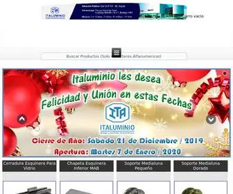 Italuminio.com.co('puertas autom) Screenshot