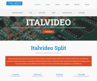 Italvideo-Split.com(Audio, video i foto oprema Elektronika) Screenshot