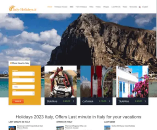 Italy-Holidays.it(Holidays and vacations in Italy in 2024) Screenshot