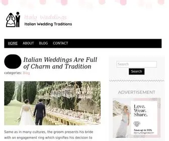 Italy-Weddings.com(Italy Weddings) Screenshot