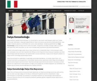 Italyakonsoloslugu.net(İtalya Konsolosluğu) Screenshot