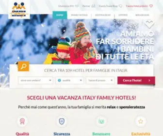 Italyfamilyhotels.it(I migliori Hotel per famiglie in Italia) Screenshot