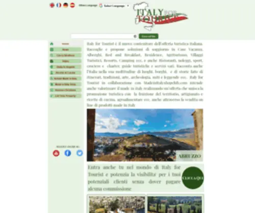 Italyfortourist.com(Il Magazine del turismo in Italia) Screenshot