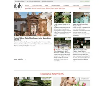 Italymagazine.com(Italy Magazine) Screenshot