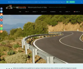 Italyonmotorbike.com(Motorcycle tours Italy on Motorbike) Screenshot