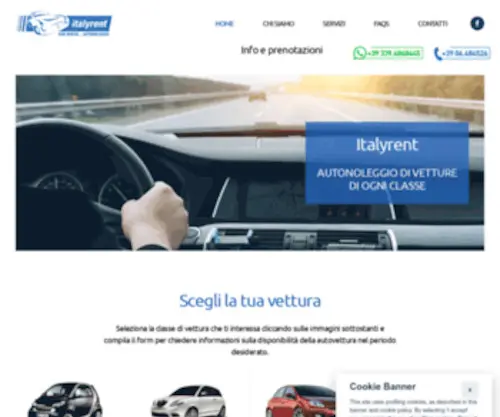 Italyrent.it(Autonoleggio di vetture di ogni classe) Screenshot