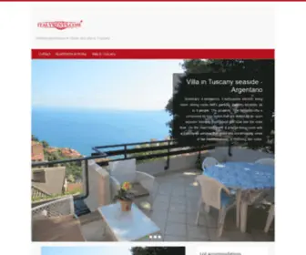Italyrents.com(Holiday apartments in Rome and villa in Tuscany) Screenshot