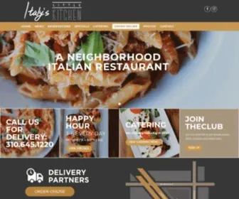 Italyslittlekitchen.com(Italy's Little Kitchen) Screenshot