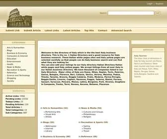 Italywebdirectory.net(Italy Business directory) Screenshot