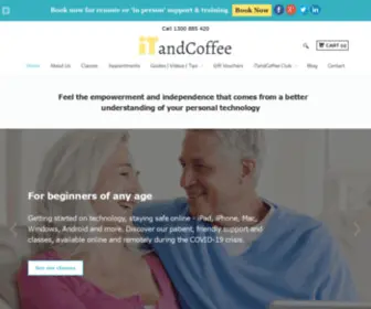 Itandcoffee.com.au(Feel the empowerment and independence) Screenshot