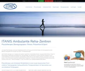 Itanis.de(Physiotherapie) Screenshot