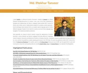 Itanveer.com(Chasing the Elusive Muse) Screenshot