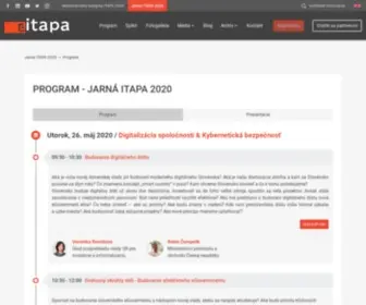 Itapa.sk(Najväčšia IT konferencia na Slovensku) Screenshot