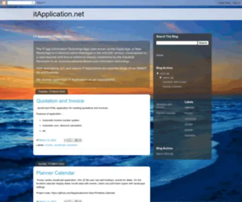Itapplication.net(Itapplication) Screenshot