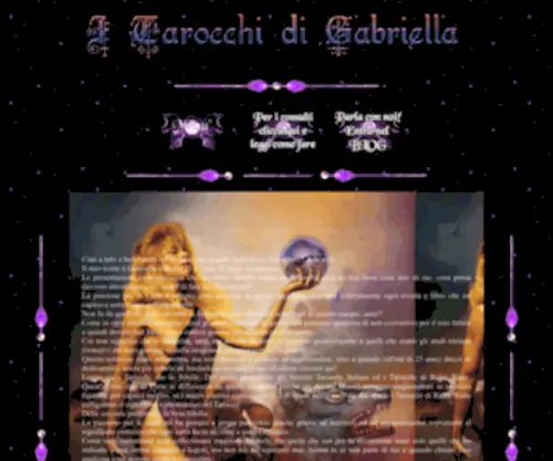 Itarocchidigabriella.it(I Tarocchi di Gabriella) Screenshot