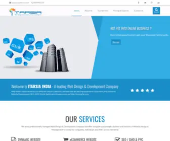 Itarsia.in(Website Design and Development Service in India) Screenshot