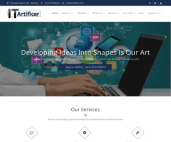 Itartificer.com(IT Artificer) Screenshot