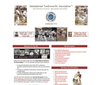 Itatkd.com(International TaeKwon) Screenshot