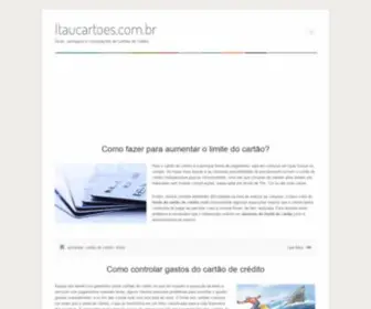 Itaucartoes.com.br(Cartões) Screenshot