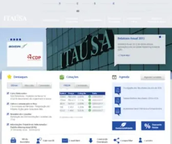 Itausa.com.br(Itaúsa) Screenshot
