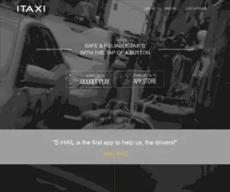 Itaxi.ws(E-hail Taxi App) Screenshot