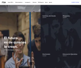 Itba.edu.ar(Instituto Tecnológico de Buenos Aires) Screenshot