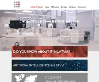Itbaltic.com(Latvian IT Cluster) Screenshot