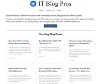 Itblogpros.com(IT Blog Pros) Screenshot