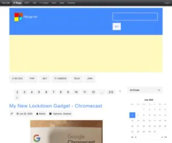 Itblogs.info(IT Blogs) Screenshot